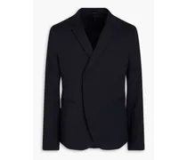 Cotton-blend jacquard suit jacket - Blue