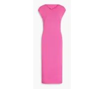 Cotton midi dress - Pink