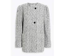 Cartai brushed bouclé-tweed coat - Gray