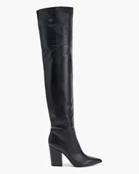 Sergio Rossi Sergio leather over-the-knee boots - Black Black