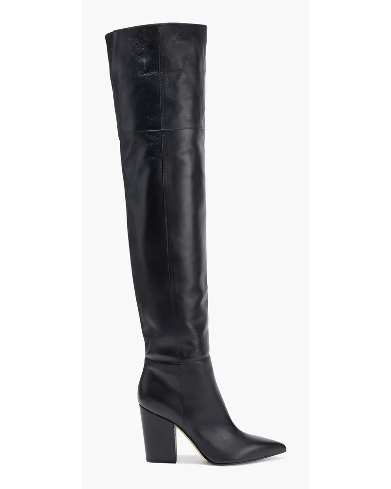 Sergio leather over-the-knee boots - Black
