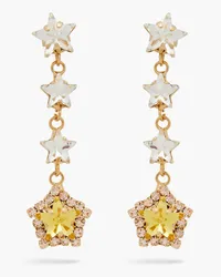 Rosantica Gold-tone crystal earrings - Metallic Metallic