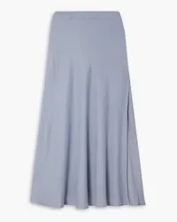 Ninety Percent Austin crepe de chine midi skirt - Blue Blue