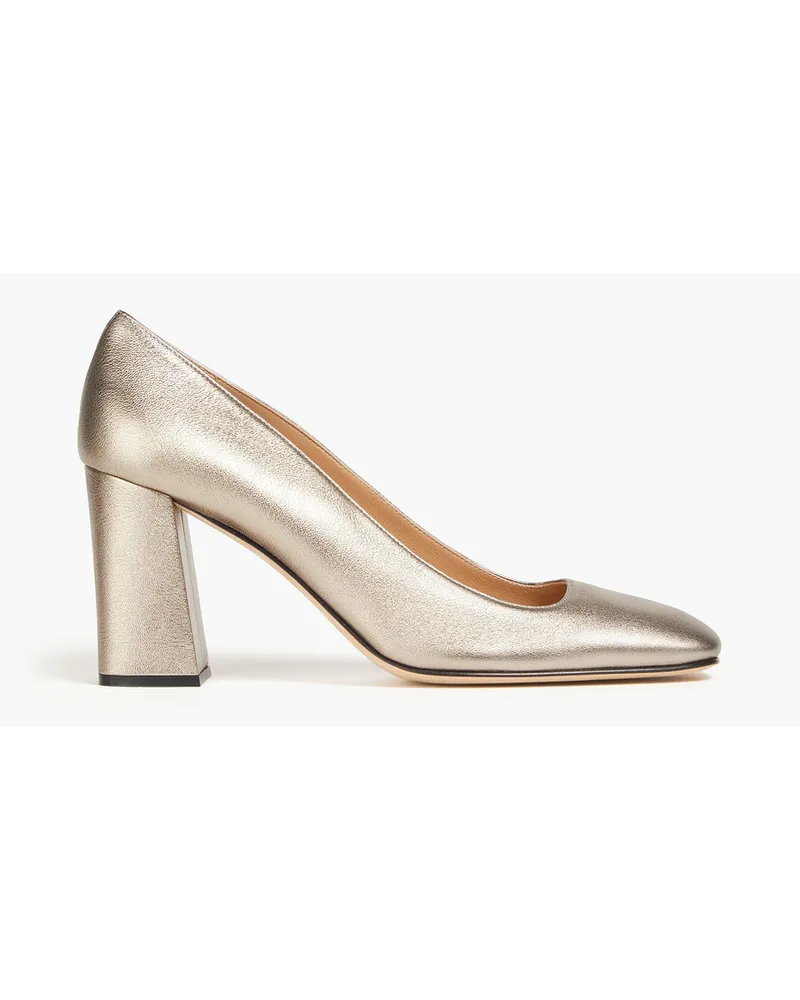 Sergio Rossi Metallic leather pumps - Metallic Metallic