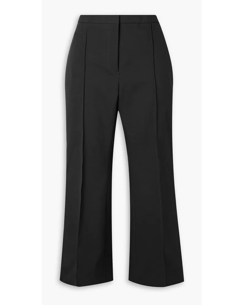 Jil Sander Cotton-piqué straight-leg pants - Black Black