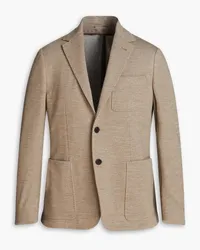 Canali Mélange jersey blazer - Neutral Neutral