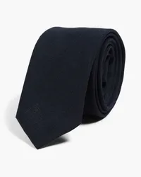 Thom Browne Wool-blend tie - Blue Blue