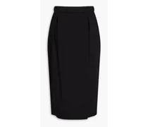 Crepe midi skirt - Black