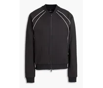 Jersey zip-up sweatshirt - Black