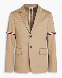 Thom Browne Cotton-twill blazer - Neutral Neutral