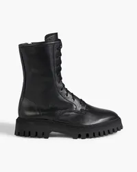 IRO Kosmic leather combat boots - Black Black