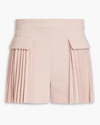 RED Valentino Pleated crepe shorts - Pink Pink