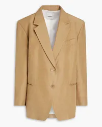 Sandro Slub woven blazer - Neutral Neutral