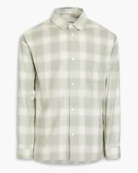 Frame Denim Checked cotton-flannel shirt - Green Green