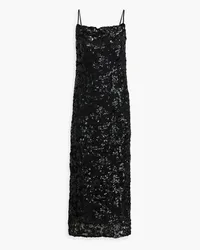 Rag & Bone Joelene sequined crepe midi dress - Black Black