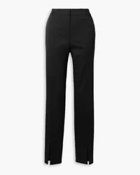 tibi Cassius wool-blend slim-leg pants - Black Black