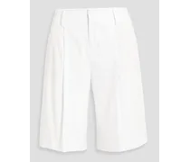 Alice Olivia - Eric linen-blend shorts - White