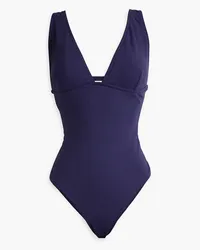 Zimmermann Ribbed swimsuit - Blue Blue