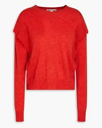 Autumn Cashmere Ruffled cashmere sweater - Red Red