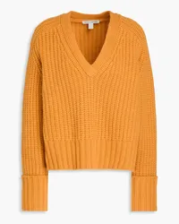 Autumn Cashmere Ribbed-knit sweater - Yellow Yellow