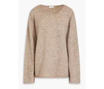 Mélange knitted sweater - Neutral