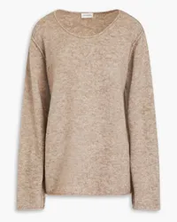 By Malene Birger Mélange knitted sweater - Neutral Neutral