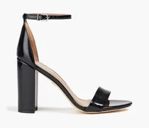 Yaro patent-leather sandals - Black
