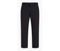 Tapered stretch-shell pants - Black