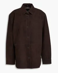 Theory Suede shirt - Brown Brown