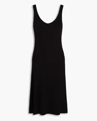 Vince Ribbed-knit dress - Black Black