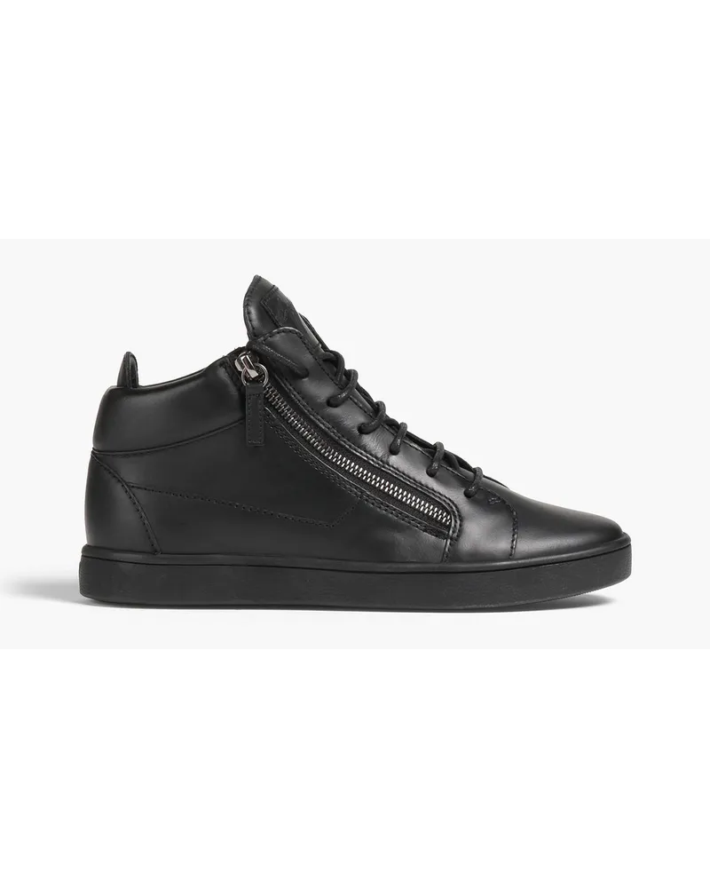 Giuseppe Zanotti Brek leather high-top sneakers - Black Black