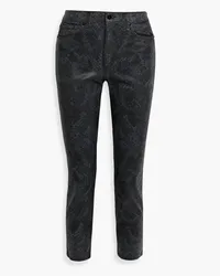 Rag & Bone Nina cropped high-rise straight-leg jeans - Gray Gray