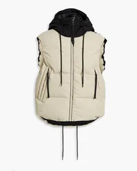 Holden Quilted shell hooded down vest - White White