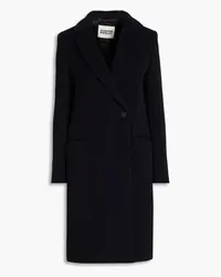 Claudie Pierlot Wool-blend felt coat - Blue Blue