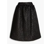 Cloqué skirt - Black