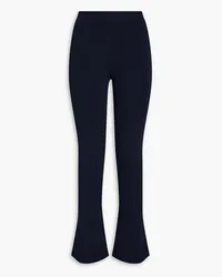 Jacquemus Baunhila ribbed-knit flared pants - Blue Blue