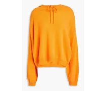 Linosa cashmere hoodie - Orange