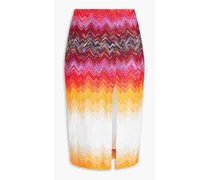 Crochet-knit skirt - Multicolor