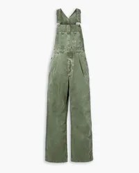 R13 Damon denim overalls - Green Green