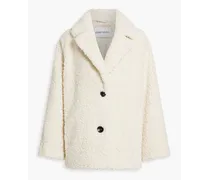 Merilyn faux shearling jacket - White