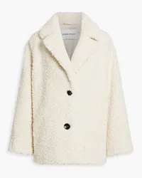 STAND Merilyn faux shearling jacket - White White