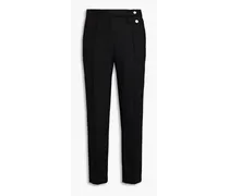 Twill tapered pants - Black
