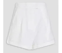Antigua linen shorts - White