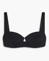 Onia Danica ribbed underwired bikini top - Black Black