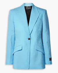 Versace Wool-jacquard blazer - Blue Blue