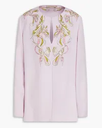 Emilio Pucci Embellished silk-cady kaftan - Purple Purple