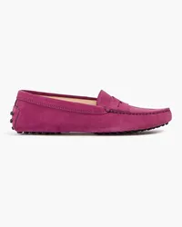 TOD'S Gommino suede loafers - Purple Purple