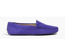 TOD'S Gommino suede loafers - Purple Purple