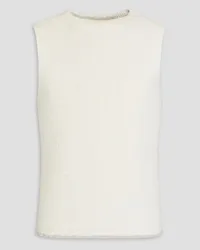 Jacquemus Marcel slim-fit ribbed linen-blend vest - White White