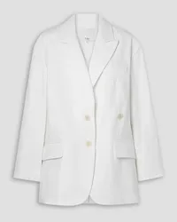 tibi Liam Handspun cotton-twill blazer - White White